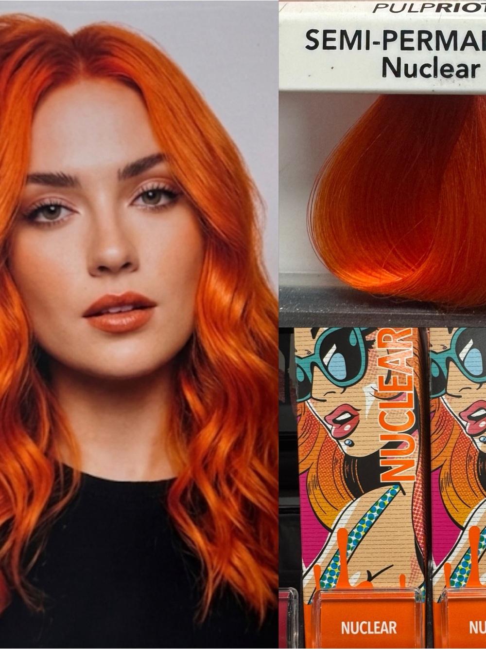 Semi-Permanent Hair Color — Nuclear Orange